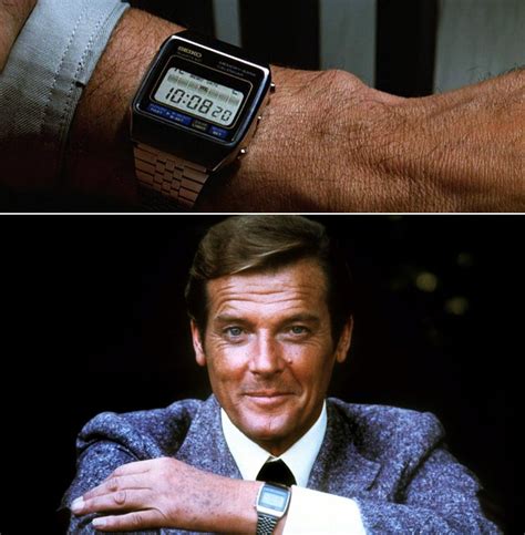 Roger Moore watches